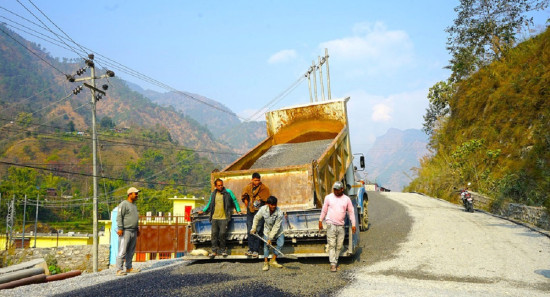 सम्झौताको पाँच वर्षपछि कुश्मिसेरा-राङखानी सडकले लियो गति