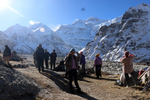 कञ्चनजंघा क्षेत्रमा बढे पर्यटक