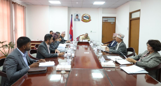 राष्ट्रियसभाको बैठक आह्वानका लागि राष्ट्रपति समक्ष सरकारको सिफारिस