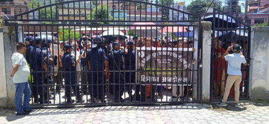 दूधको अनुदान रोकिएपछि चितवनका किसान आन्दोलित