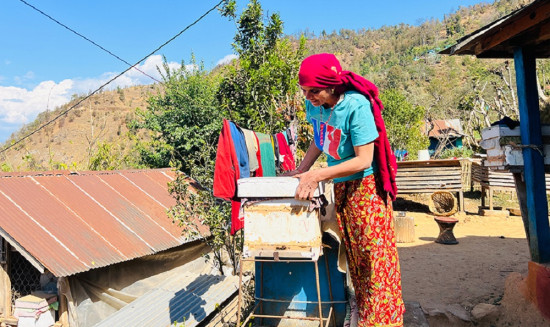 बसाइँसराइले उजाडिएको गाउँमा रमाइरहेका पौडेल दम्पती