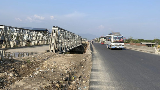 नारायणघाट-बुटवल सडक : साना पुल निर्माण सम्पन्न