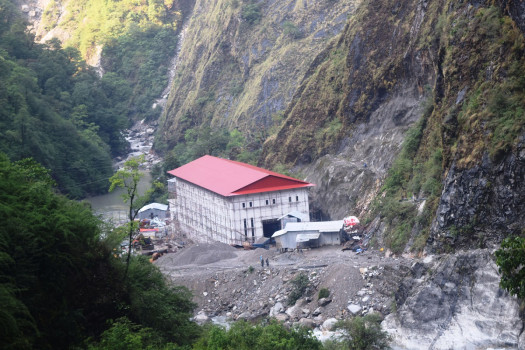निलगिरिखोला जलविद्युतको विद्युतगृह