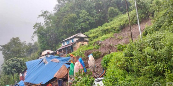 पर्वतको लाङ्दी पहिरो अपडेट : पुरिएका दम्पतीमध्ये श्रीमान् मृत फेला, श्रीमतीको खोजी जारी