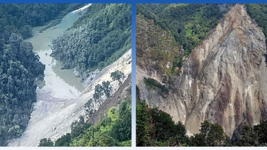 कास्कीको किम्रोङखोला पहिरोले थुनियो, तटीय क्षेत्रमा सावधानी अपनाउन आग्रह