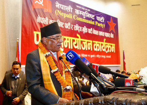 एकताबद्ध भएर संकल्पका साथ अगाडि जाँदा राष्ट्रको स्वाधिनता रक्षा गर्न सकिन्छ : प्रचण्ड