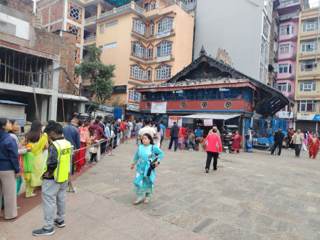 संकटा मन्दिरमा भक्तजनको भीड [फोटोफिचर]