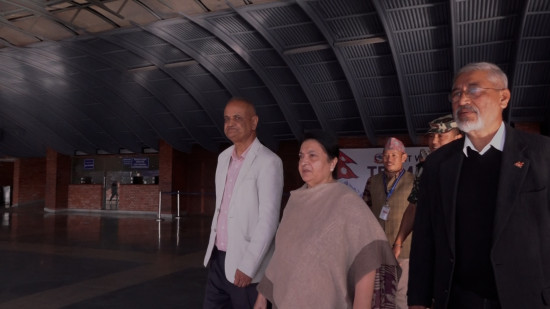 पूर्वराष्ट्रपति भण्डारी चीन भ्रमणबाट स्वदेश फिर्ता [भिडियो]