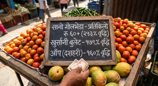 महंगो बन्यो भान्छा : तरकारीमा २ सय ५३ प्रतिशतसम्मको मूल्यवृद्धि