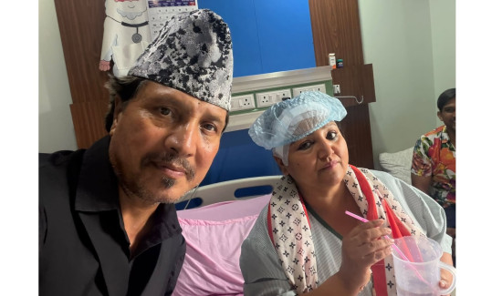 ब्रेन ट्युमरको सफल शल्यक्रियापछि दीपाश्री जनरल वार्डमा, दीपकराजले व्यक्त गरे आभार