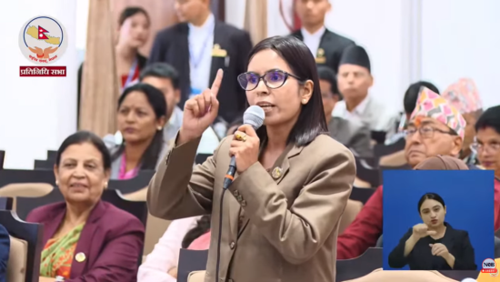 प्रश्न कालो चस्मामाथि होइन, प्रतिपक्षीको कालो नियतमाथि हो : सांसद संग्रौला