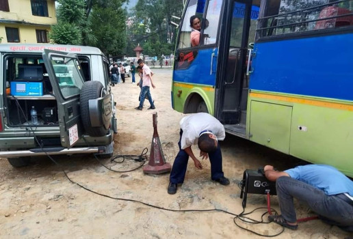 सवारी प्रदूषण नियन्त्रणमा कडाइ गर्दै चन्द्रागिरि