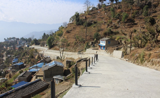 पिप्ले-भगवती सडक कालोपत्रे