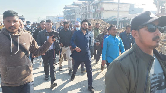 नारायणगढ-बुटवल सडक छिटो सक्न रविको पैदल दबाब यात्रा