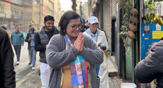 काठमाडौं-१ मा रास्वपाकी रञ्जु दर्शना विजयी