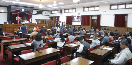 राष्ट्रियसभाको बैठक : चार महत्त्वपूर्ण विधेयकमाथि छलफल हुने