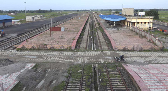 विराटनगर कस्टम यार्डसम्मको कार्गो रेल सेवा उद्घाटन