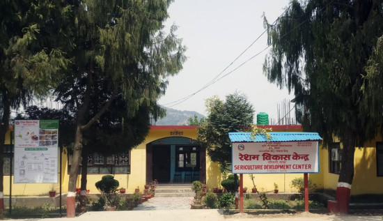 रेशम विकास केन्द्र चलाउनै मुस्किल
