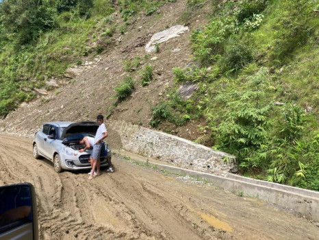 कालोपत्रे नहुँदा बिहुँ-घोडाबाधे सडकखण्डमा वर्षौंदेखि सास्ती
