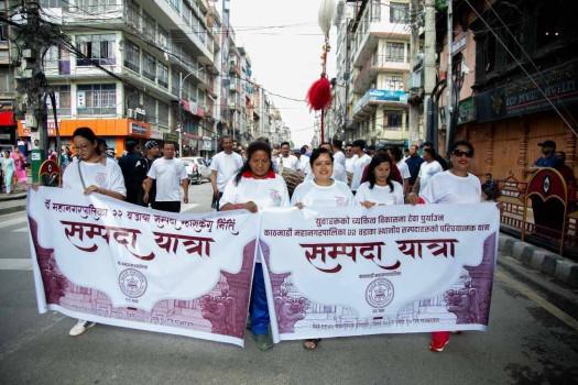 आठ सय युवाको सहभागितामा सम्पदा यात्रा