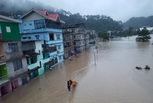 सिक्किममा टिस्टा नदीको वितण्डा: हालसम्म १४ को मृत्यु,  १०२ जना बेपत्ता