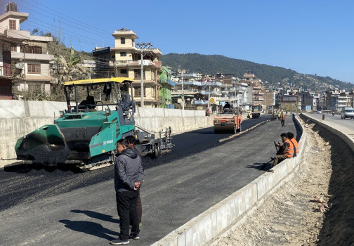 सूर्यविनायक-धुलिखेल सडक विस्तार : तीनवर्षमा ६७ प्रतिशत भौतिक प्रगति