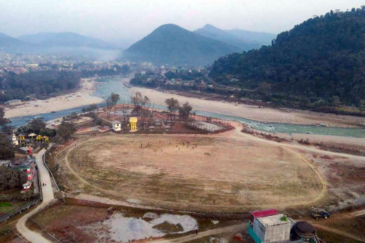 तनहुँको पाटनमा निर्माण गरिएको खेलमैदान