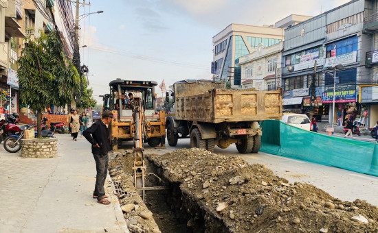 पोखरामा तार भूमिगतको काममा ६० प्रतिशत सकियो