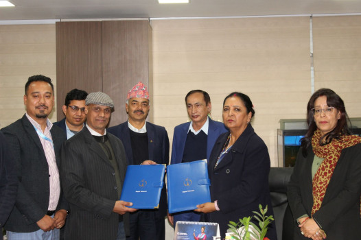नेपाल टेलिकम र एनआईटीभीबीच सम्झौता