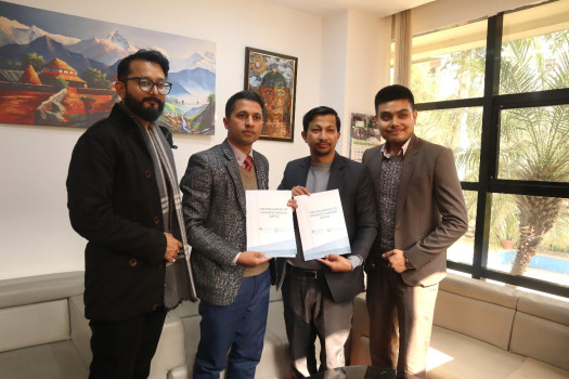 सन सेक्युरिटिजले युनिग्लोब स्कुलका विद्यार्थीलाई निःशुल्क सेयर बजार तालिम दिने