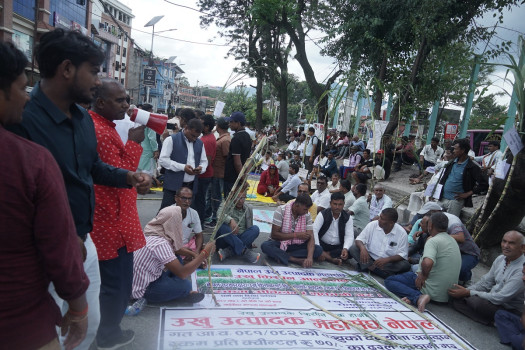 उखु किसान फेरि सडकमा, काठमाडौंमा प्रदर्शन 