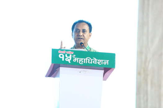 कांग्रेसको १५औँ महाधिवेशनमा उपसभापति शर्माको प्रतिवेदन [भिडियो]