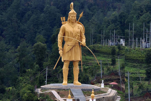 बुइपामा बन्यो यलम्बरको बडेमानको प्रतिमा