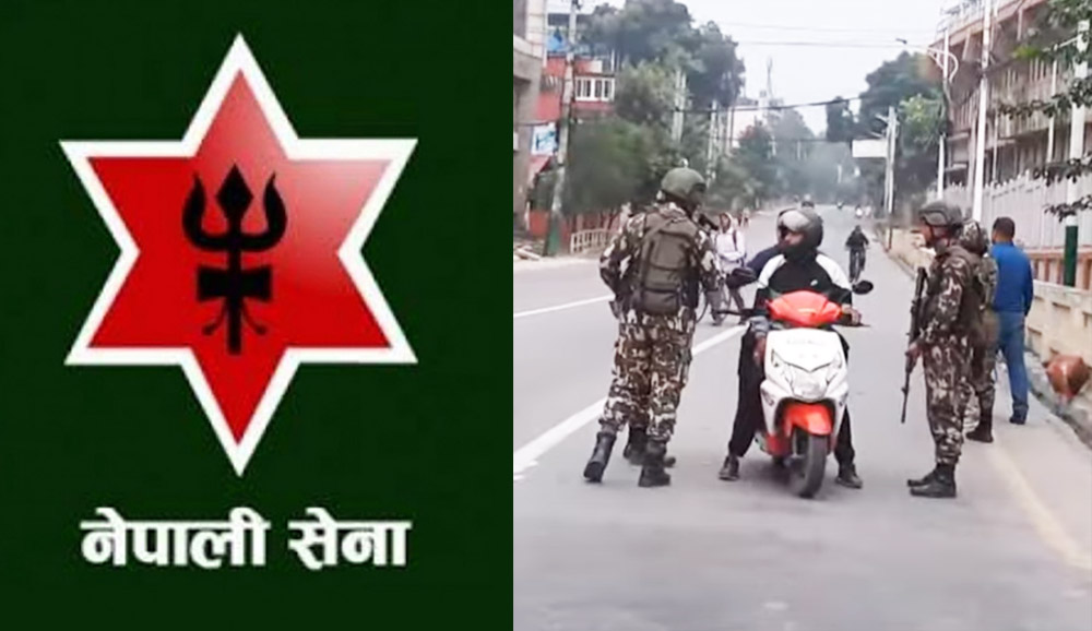 राजधानीका तीन जिल्लामा सेनाले तोक्यो निषेधाज्ञा र कर्फ्यूको समय