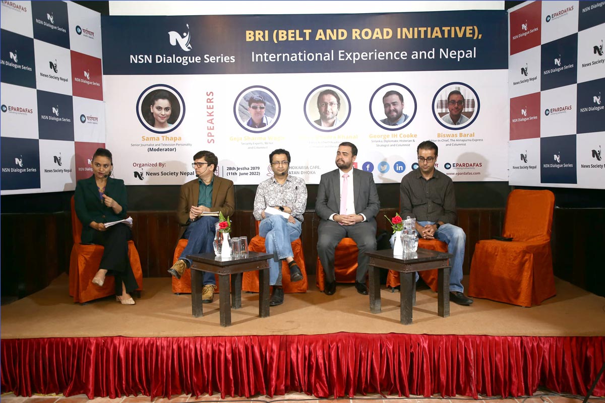 'बीआरआईको डकुमेन्ट पारदर्शी हुनुपर्छ, राष्ट्रिय हितलाई केन्द्रम राख्‍नुपर्छ'