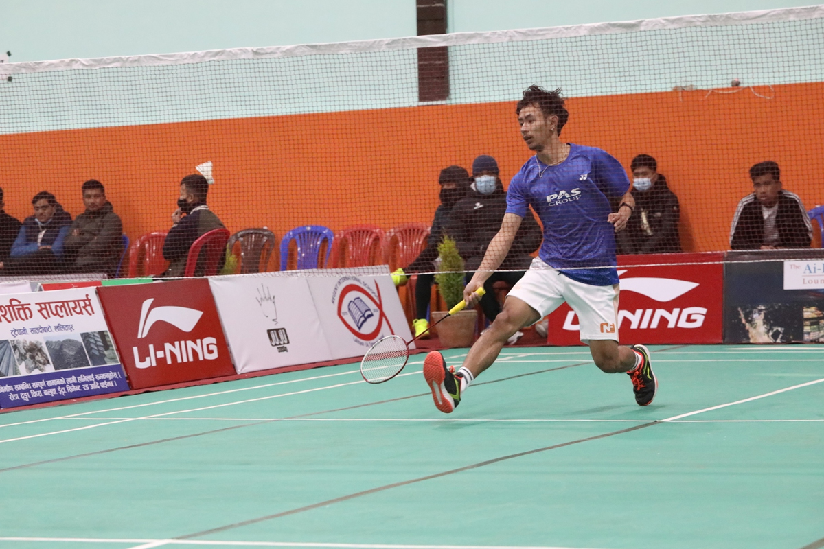 दिवश र पूर्ण ब्याडमिन्टन प्रतियोगिताको अन्तिम १६ मा