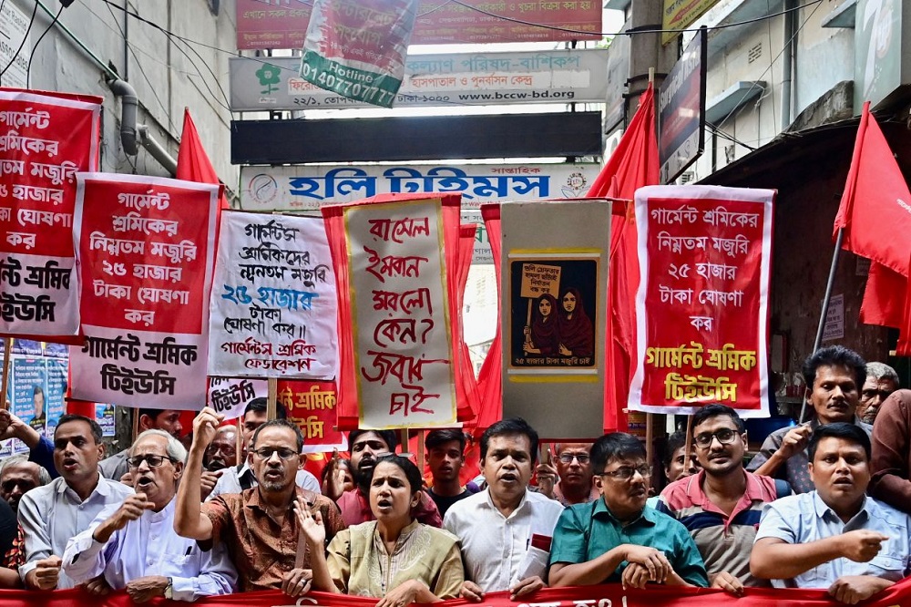 विरोध प्रदर्शनपछि बंगलादेशमा तयारी पोशाक श्रमिकको मृत्यु