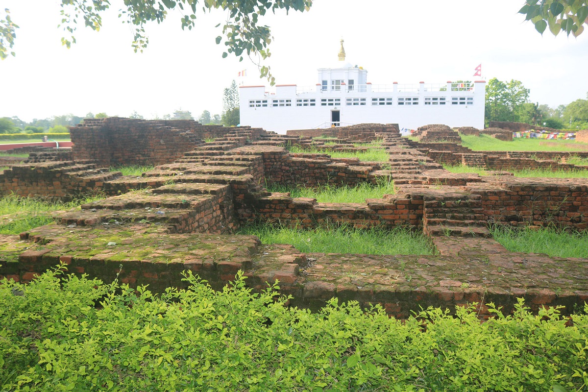 संरक्षित बौद्धकालीन संरचना