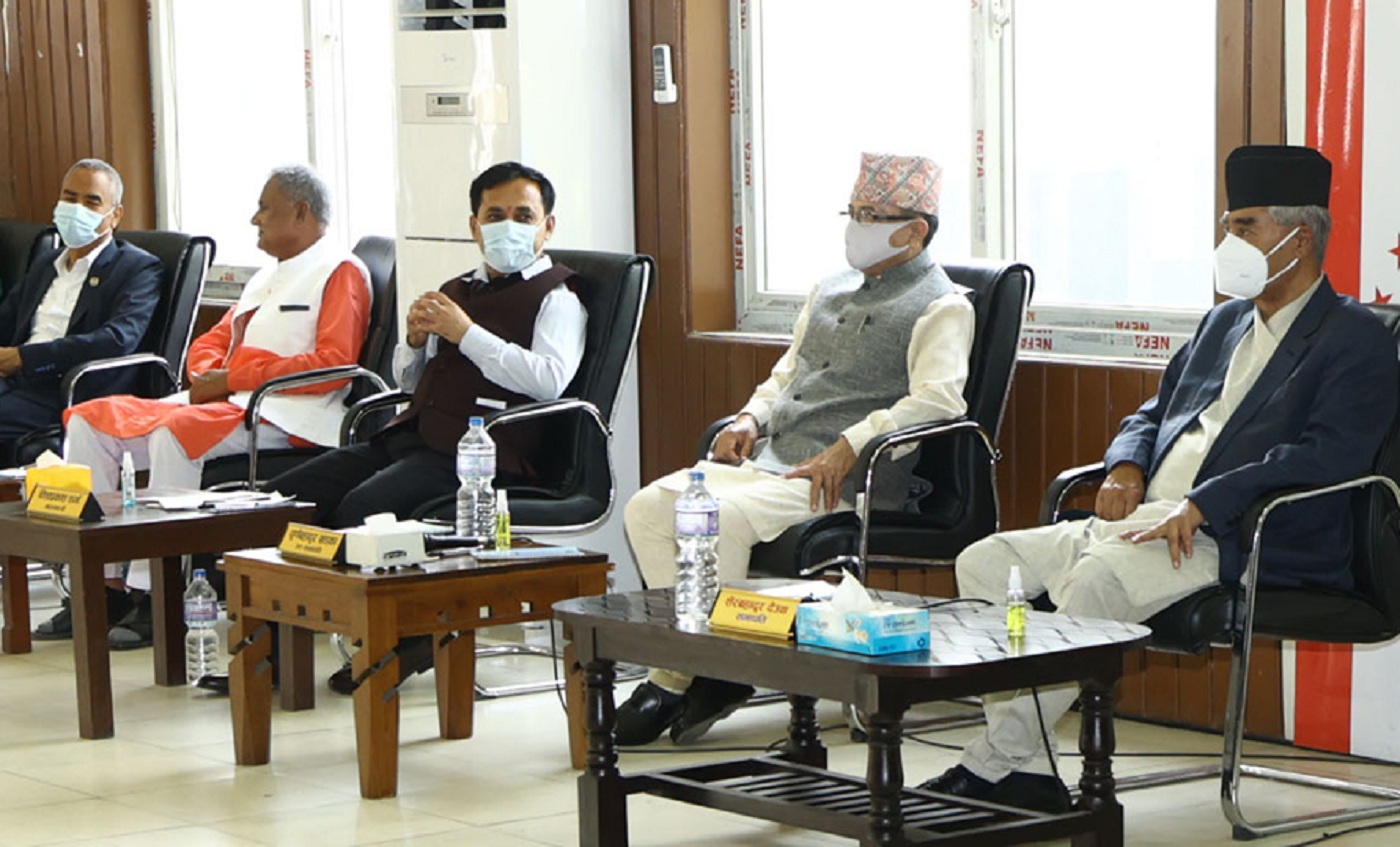 सिट बाँडफाँटबारे कांग्रेसमा थरिथरि मत, बोल्दा विचार पुर्‍याउन देउवाको निर्देशन