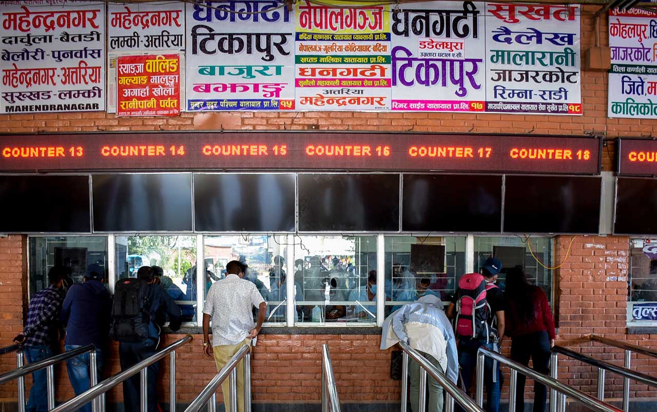 असोज ११ देखि लामो दूरीका सवारीसाधनको अग्रिम टिकट 'बुकिङ'