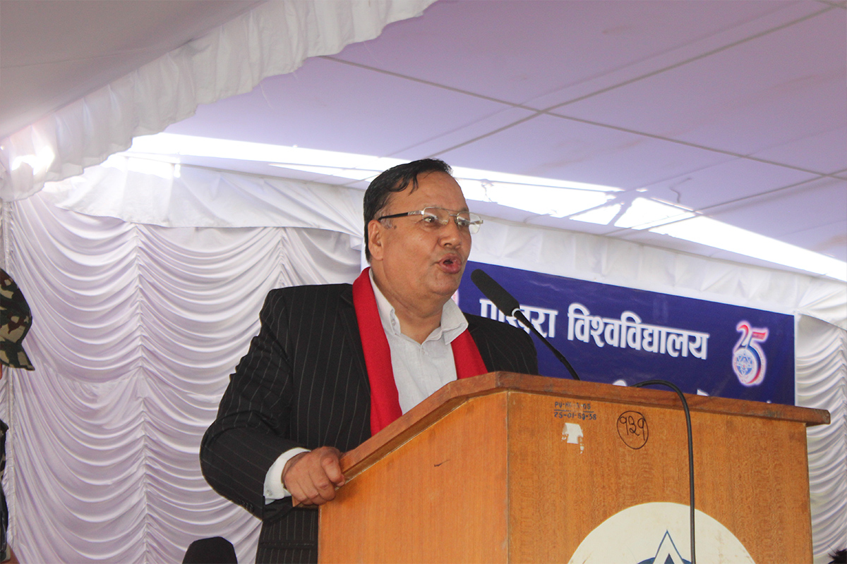 शिक्षामन्त्रीले भने - माग पूरा गराउन विश्वविद्यालयमा तालाबन्दी गर्ने काम बन्द गरौं