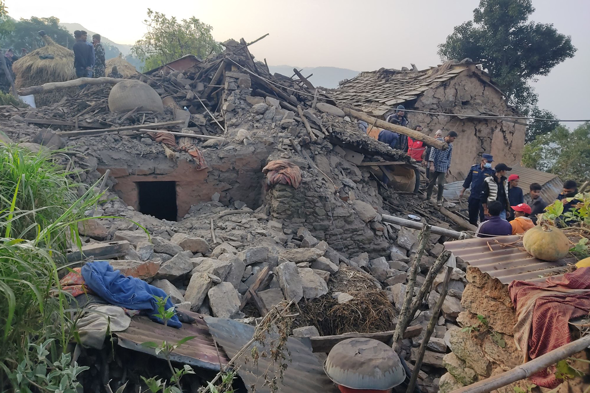 सुदूरपश्चिममा एकै रातमा तीन भूकम्प