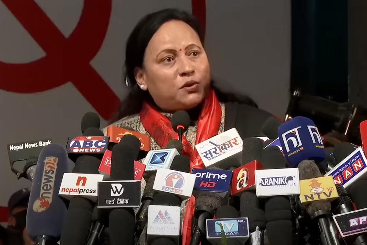 एमसीसीमा जनमोर्चाको असहमति, सांसद पौडेलले भनिन् - गठबन्धन टुट्न हुँदैन