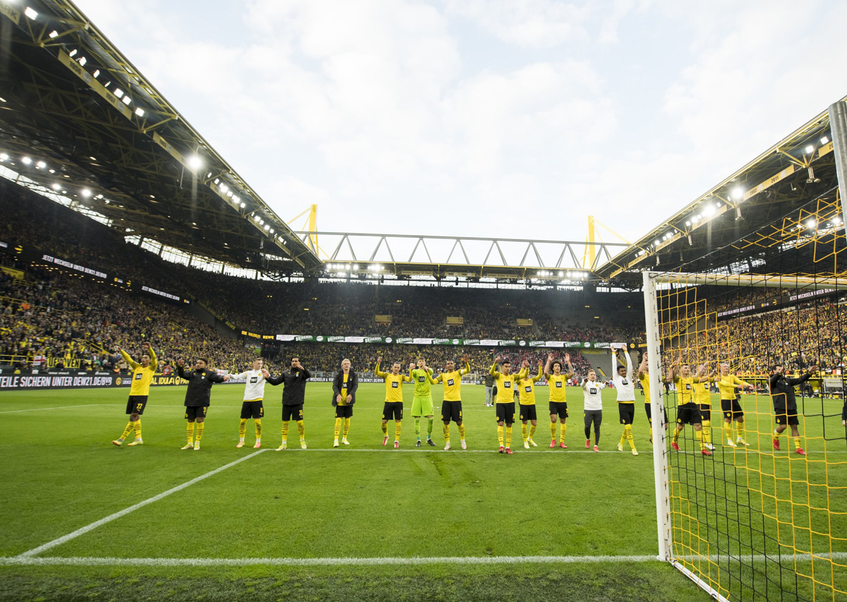 हाल्यान्डको दोहोरो गोलमा निकालेको जितसँगै डर्टमन्ड बुन्डेसलिगाको शीर्षस्थानमा