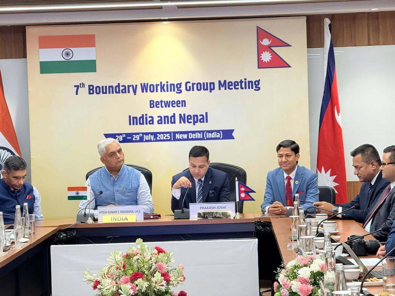 नेपाल–भारत सीमा कार्यदलको सातौँ बैठक सम्पन्न