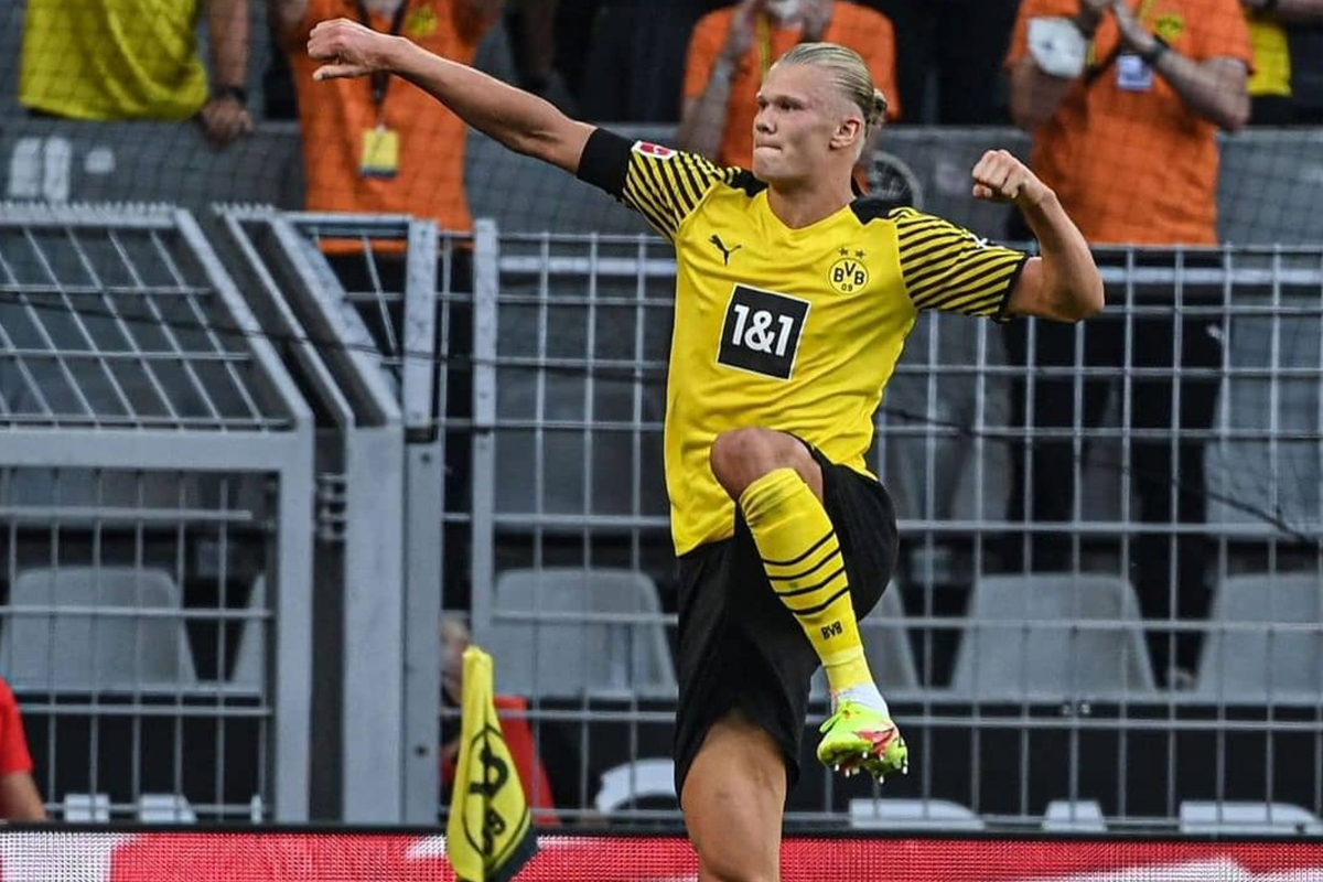 हाल्यान्डको दोहोरो गोलमा डर्टमन्डको सानदार जित