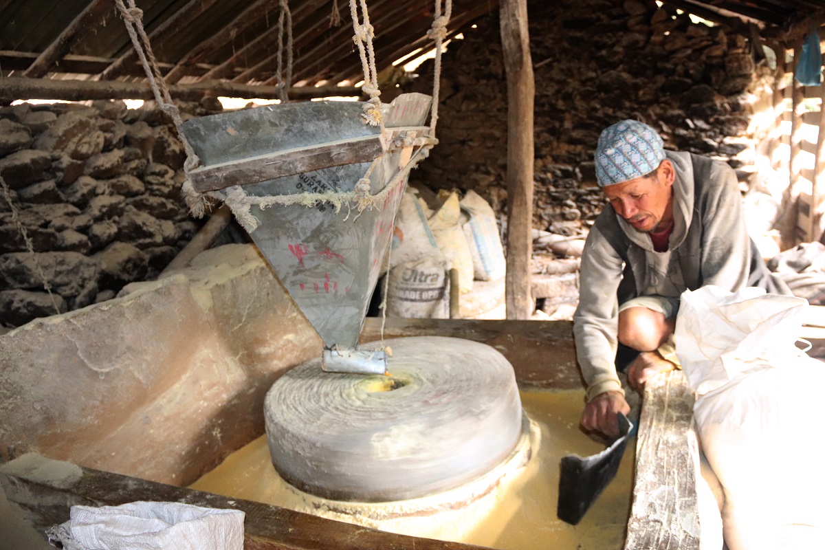 सुन्दरीजलमा अवस्थित पानी घट्ट