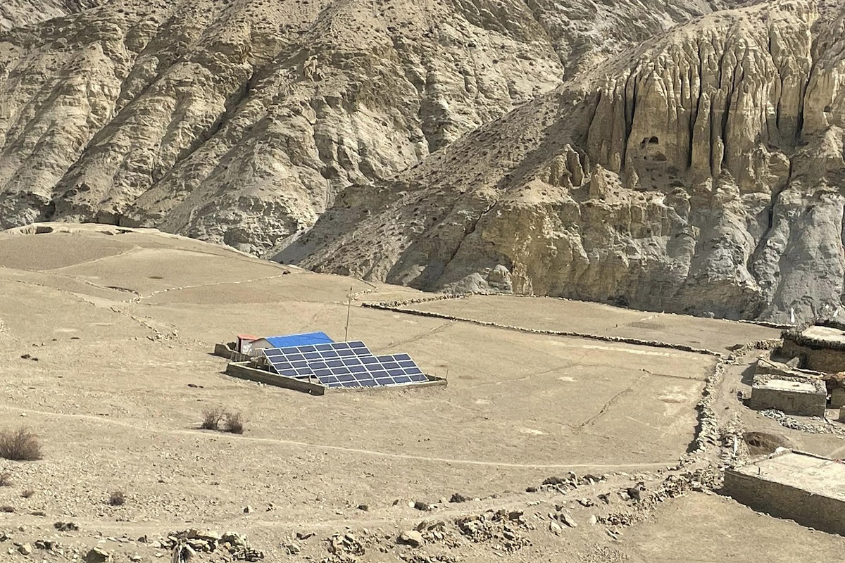 १४५ घरधुरीलाई विद्युत् सेवा पुगेको ५८ किलोवाटको सौर्य मिनिग्रेट