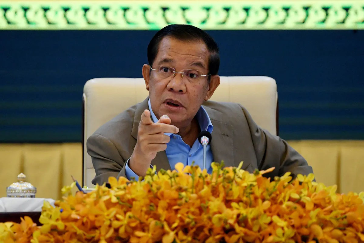 कम्बोडियाका प्रधानमन्त्रीद्वारा सैन्य कू गरिएको म्यानमार भ्रमण