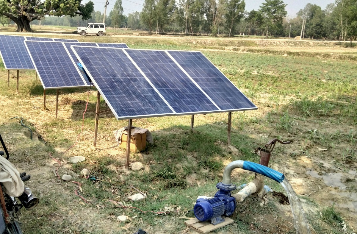 खेती सिँचाइ गर्न सोलार प्यानल प्रयोग